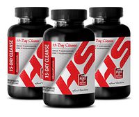 Fat Loss Supplement - 15-Day Cleanse 1180MG - Advanced Formula - antioxidant Nature - 3 Bottles (90 Capsules)