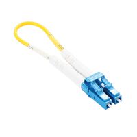 ipolex Fiber Optic Loopback Cable, Singlemode LC Connectors, 9/125