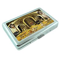 Pirate Treasure Booty S6 Silver Cigarette Case Metal Wallet Id Holder King & 100's 4" X 2.75" RFID Protection