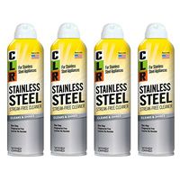 CLR CSS-12 Stainless Steel Cleaner, 12 oz Aerosol Spray, Pack of 4