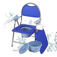 WYQWANLJX Multi-Function Bath Chair,2-in-One Toilet Chair,Foldable Shower Stool,Load-Bearing 150Kg,Gift for Parents,A