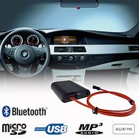 Bluetooth Handsfree A2DP USB SD AUX Fiber Optic Adapter Car Kit for BMW iDrive MASK CCC E60 E61 5 Series
