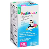Fleet Pedia-Lax Chewable Tablets Watermelon Flavor 30 Tablets (PACK OF 2)