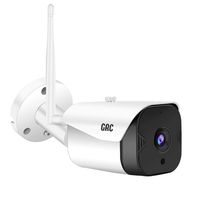 GRC Outdoor Security Camera,1080P Surveillance Camera Outdoor WiFi Camera,Two-Way Audio, IP66 Waterproof,Night Vision,Motion Detection, Outdoor Camera, Cloud Storage,Alexa Compatible