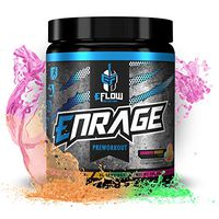 ENRAGE Preworkout - 4 Flavor Choices - Creatine, Beta Alanine, Citrulline, Agmatine, Caffeine, Energy, Focus, Strength, Endurance, Performance, Pump … (Rainbow Sherbert)