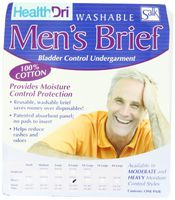 Salkorporated Healthdri Men's Heavy Cotton Brief, X-Large, 0.3 Pound