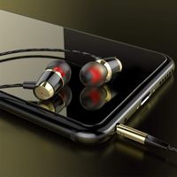 gonikm Wired 3.5mm Earphone Noise Cancelling Music Headset with Mic Corded Headsets