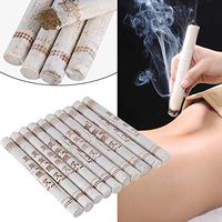 10Pcs Moxa Rolls, Old Pure Moxa Stick Moxibustion Sticks Household Acupoint Massage for Beauty Moxibustion Tool