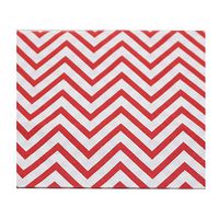 Youmewell Disposable Paper Party Napkins Red Chevron 40 Count