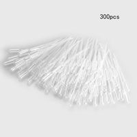 300PCS 3ML Plastic Transfer Pipettes,Disposable Graduated Transfer Pipettes Dropper for Essential Oil Mixture, Scientific Experiment, Make up Tool