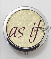 BlackKey As If 3-Compartment Decorative Pocket Gift Box Case Organizer for Pill, Color 1 -775