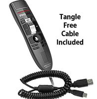 YBS Philips LFH3510-CC SpeechMike Premium with Precision Microphone and USB Coiled Cord - Slide Switch Operation