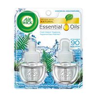 Air Wick Scented Oil Twin Refill Fresh Waters (2X.67) oz (Pack of 4)