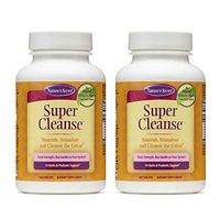 Nature's Secret Super Cleanse Extra Strength Toxin Detox & Gentle Elimination Body Cleanse, Digestive & Colon Health Support - Stimulating Blend of 14 Herbs with Probiotics - 100 Tablets (Pack of 2)