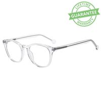 Blue Light Blocking Glasses,Anti Eyestrain Minimize Headache Round Clear Frame Computer Glasses,Men/Women
