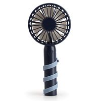 Cabf Handheld Fan, USB Fan, Portable Fan with 1200mAh Battery Capacity,3 Adjustable Wind Speed for Indoor or Outdoor Traveling (Navy)