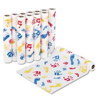 Graham Tiny Tracks Pediatric Exam Table Paper Rolls, 18" x 125`, 12 Rolls per Carton