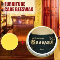 Kadola Wood Seasoning Beewax Multipurpose Natural Beeswax - Furniture Care Complete Solution Beeswax Polish,Home Cleaning Polished Waterproof and Wear-Resistant Beeswax Polish,for Wood & Furniture