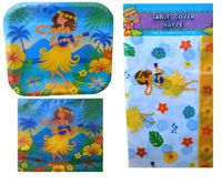 Hawaiian Luau Party Supplies Set