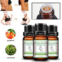 Euone Slimming Essential Oil , Body Shaping Oil Massage Weight Loss Product Leg Body Waist Fat Burning 10ml