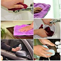 hevare Double-Side Towel Dish Rag Fibre Oil Wiping Cleaning Washing Cloth Dish Cloths & Dish Towels