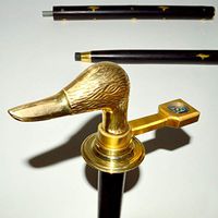 Nautical Gift Decor Designer Brass Victorian Handle Wooden Vintage Walking Cane Antique Style Stick