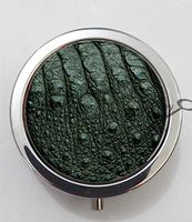 BlackKey Crocodile Texture Pattern 3-Compartment Decorative Pocket Gift Box Case Organizer for Pill, Color 1 -1346