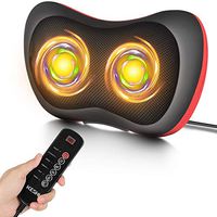 KeShi Back Massager with 12 Heated Rollers and Remote Control -Car Home Dual Use-Shiatsu Kneading Massage Pillow for Neck,Back,Shoulders,Lower Back,Calf,Legs,Foot-Muscle Pain Relief