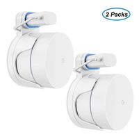 Outlet Wall Mount Holder Bracket for Google WiFi Routers and Beacons, Best Design for Winding Google Mesh WiFi Node System Cord (2 Pack)