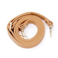 NUOMI PU Leather Handbags Shoulder Strap Replacement, Adjustable Purse Straps for Purse Crossbody Bag, Laptop Bags, Khaki with Gold Clip and Buckle