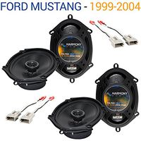 Compatible with Ford Mustang 1999-2004 Factory Speaker Replacement Harmony (2) R68 Package New