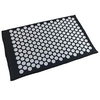 Wiixiong Lotus Acupuncture Massage Pads Relief Stress Yoga Acupressure Mat (Black)