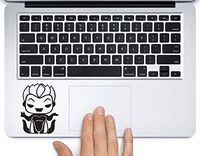 Cute Ursula Disney Little Mermaid Printed Trackpad Clear Vinyl Decal Sticker Compatible with Apple MacBook Pro Air 11" 12" 13" 15" All Years Laptop Keyboard (New 15" MacBook Pro)