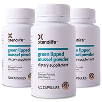 Xtend-Life Green Lipped Mussel Powder for Joint Health and Healthy InflammationManagement, 100% New Zealand Green Lipped Mussel Powder, Immune Support, 120 Capsules, 3 Pack