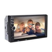 Car Stereos, 7-inch HD Touchscreen Car Bluetooth Auto Radio Video MP5 MP3 Player Support TF Card Universal Car Multimedia Stereo with Remote Control.