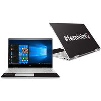 Mightyskins Skin Compatible with Hp Envy X360 Convertible 15" (2018) - Feminist | Protective, Durable, and Unique Vinyl Decal Wrap Cover | Easy to Apply, Remove, and Change Styles | Made in The USA