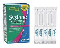 Systane Ultra Lubricant Eye Drops, 25 Count