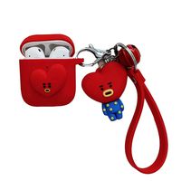 Youyouchard Kpop BTS Airpods Case, KOYA RJ SHOOKY MANG CHIMMY TATA Cooky Airpods Case AirPods Accessories Portable & Protective Cover Case for Airpods(TATA)