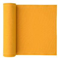 MY DRAP Cotton Cloth Reusable Deluxe Dinner Napkin - 15.75 x 15.75 In (12 Per Roll, Mustard Yellow)