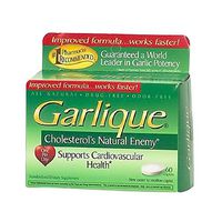 Garlique Cardiovascular Health Dietary Supplement Caplets, 60 Count