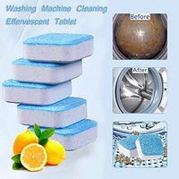 BYBYCD 1 Pcs Tab Washing Machine Cleaner Washer Cleaning Detergent Effervescent Tablet Washer Cleaner