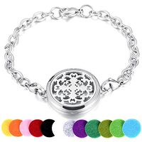 memorial jewelry Essential Oils Aromatherapy Perfume Diffuser Locket Bracelets Bangle
