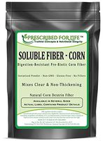Fiber (Corn) - Soluble Non-GMO Digestion-Resistant Pre-Biotic Corn Fiber - Natural Instatized Powder, 12 oz (340 g)