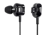 Dual Driver Headphones with Line-in Mic/Controller
