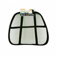 bulk buys Home Indoor Office Mesh Comfort Health Care Chair Back Support Rest Pack of 10 Black