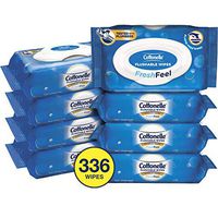 Cottonelle FreshFeel Flushable Wet Wipes for Adults, 8 Flip-Top Packs, 42 Wipes per Pack (336 Wipes Total)