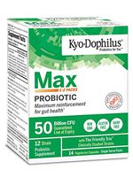 Kyo-Dophilus Max E-Z Probiotics, 14 Vegetarian Capsules, Travel-Ready Daily Packs