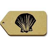Azeeda 10 x 'Sea Shell' 66mm x 34mm Gift Tags (TG00056477)