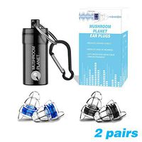 Mplanet earplugs - 2Pairs of 3Layer Filters - Best High Fidelity Custom Molded Quiet Foam Ear Plugs for sleeping, noise cancelling, snoring, sleepers, musicians, concert, shooting, adult, women, kids