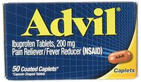 Advil Coated Caplets, 50 ct